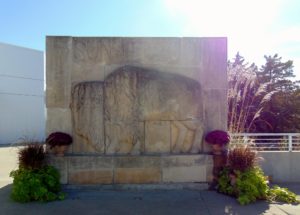 Bison Statue Sunset Zoo Entrance Manhattan KS