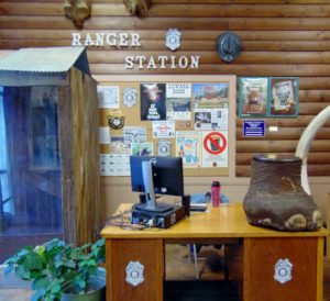 Ranger Station in the Education Building Topeka Zoo