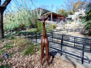 Giraffe Iron Statue