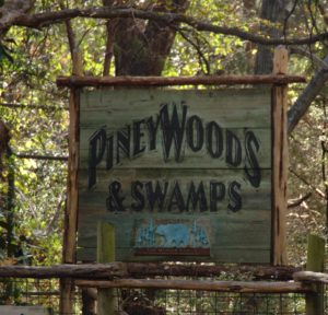 Piney Woods & Swamps Signage
