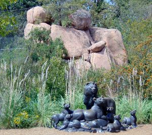 African Lion Statue