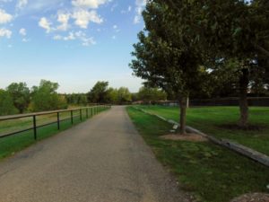 Gravel Path to the Rolling Hills Zoo from the Main Building