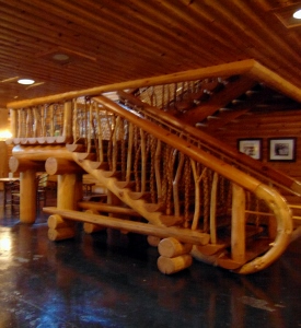 Teton Trek Lodge Staircase