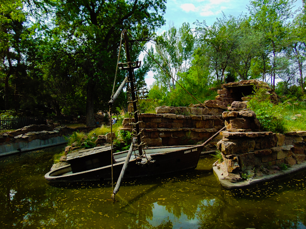 Boat Outside Islands of Life Pueblo Zoo