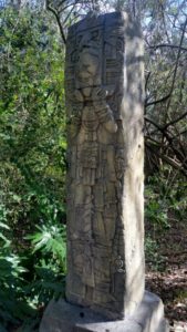 Mayan Pillar Audubon Zoo New Orleans